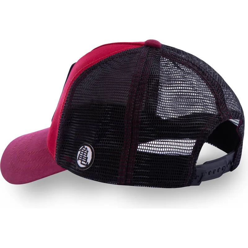 lippikset-kaareva-rekka-punainen-snapback-kam5-muten-roshi-dragon-ball-capslab