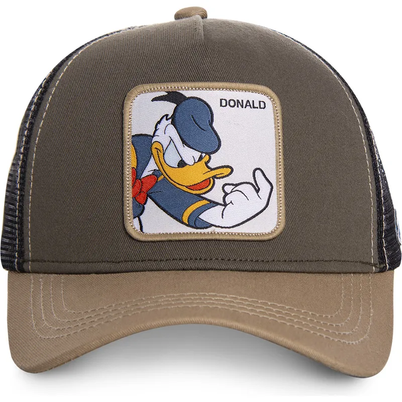 lippikset-kaareva-rekka-ruskea-snapback-don1-donald-duck-disney-capslab