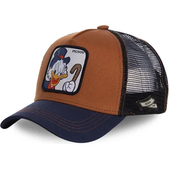lippikset-kaareva-rekka-ruskea-snapback-scr1-roope-ankka-disney-capslab