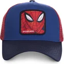 lippikset-kaareva-rekka-sininen-snapback-spi1-spider-man-marvel-comics-capslab