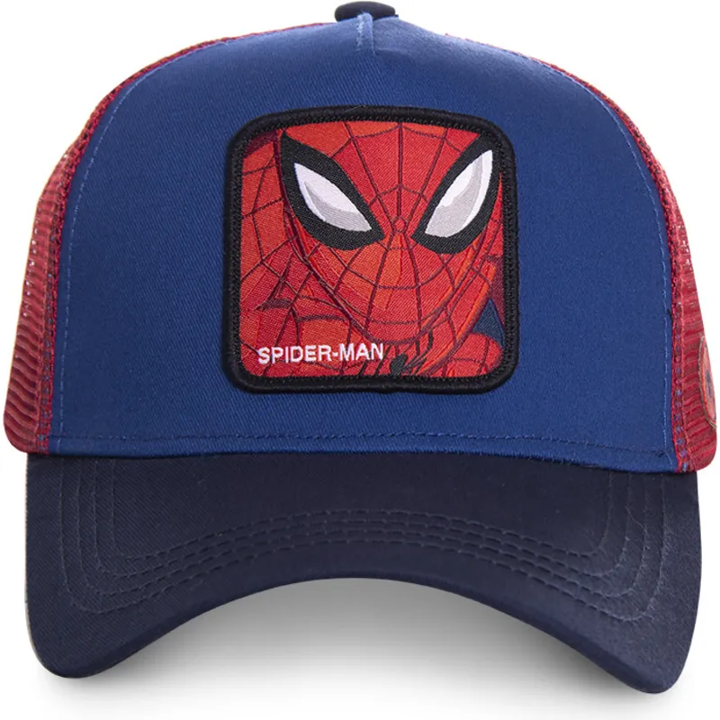 lippikset-kaareva-rekka-sininen-snapback-spi1-spider-man-marvel-comics-capslab lippikset-kaareva-rekka-sininen-snapback-spi1-spider-man-marvel-comics-capslab