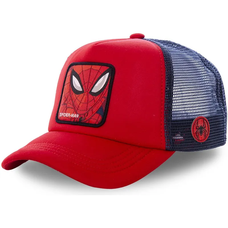 lippikset-kaareva-rekka-punainen-snapback-spi4m-spider-man-marvel-comics-capslab