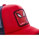 lippikset-kaareva-rekka-punainen-snapback-spi4m-spider-man-marvel-comics-capslab
