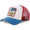 lippikset-kaareva-rekka-valkoinen-snapback-duc2-donald-duck-disney-capslab