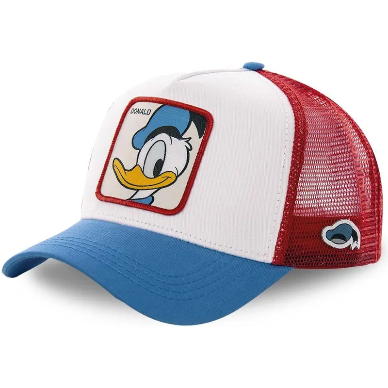 lippikset-kaareva-rekka-valkoinen-snapback-duc2-donald-duck-disney-capslab