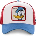 lippikset-kaareva-rekka-valkoinen-snapback-duc2-donald-duck-disney-capslab