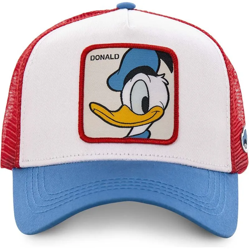 lippikset-kaareva-rekka-valkoinen-snapback-duc2-donald-duck-disney-capslab
