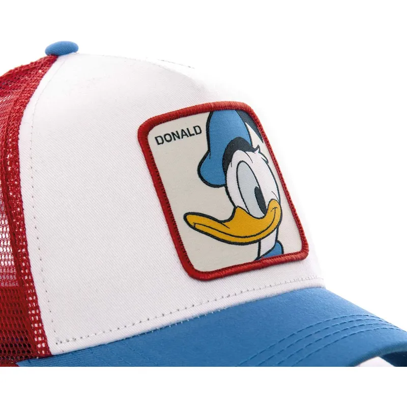 lippikset-kaareva-rekka-valkoinen-snapback-duc2-donald-duck-disney-capslab