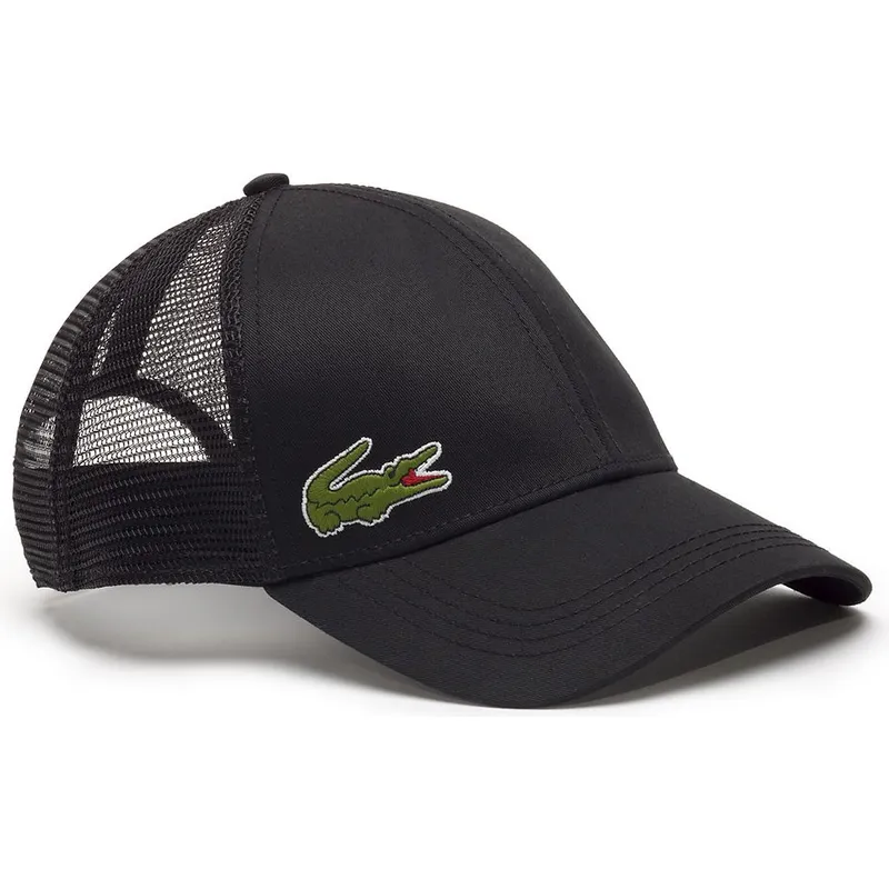 lippikset-kaareva-rekka-musta-saadettava-nauha-lacoste lippikset-kaareva-rekka-musta-saadettava-nauha-lacoste