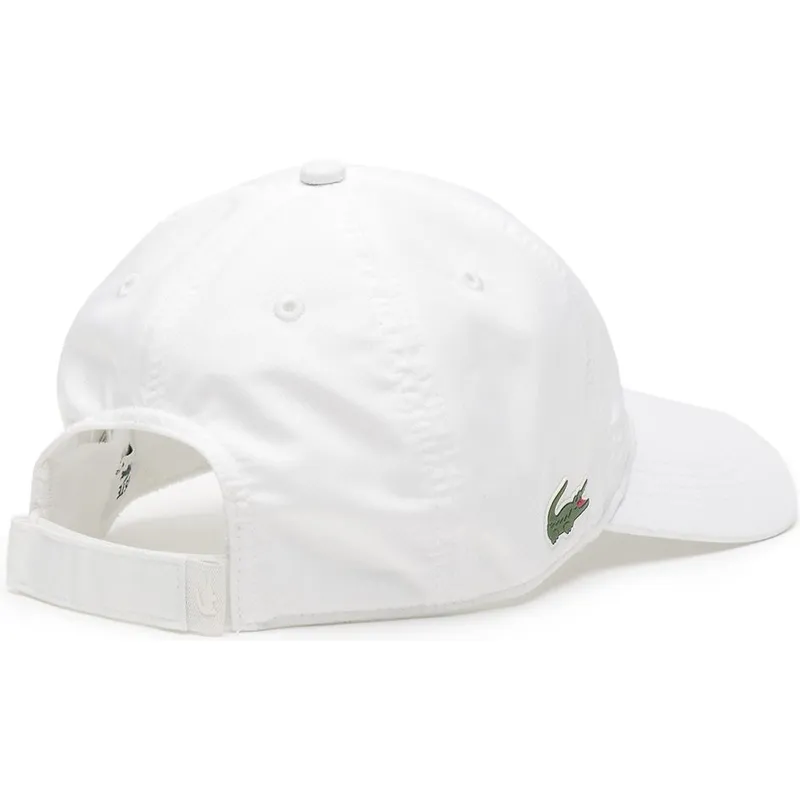 lippikset-kaareva-valkoinen-saadettava-nauha-basic-dry-fit-lacoste lippikset-kaareva-valkoinen-saadettava-nauha-basic-dry-fit-lacoste