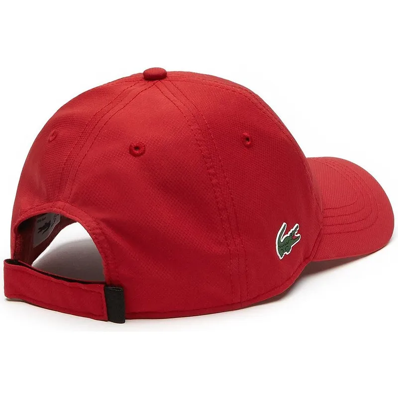 lippikset-kaareva-punainen-saadettava-nauha-basic-dry-fit-lacoste lippikset-kaareva-punainen-saadettava-nauha-basic-dry-fit-lacoste