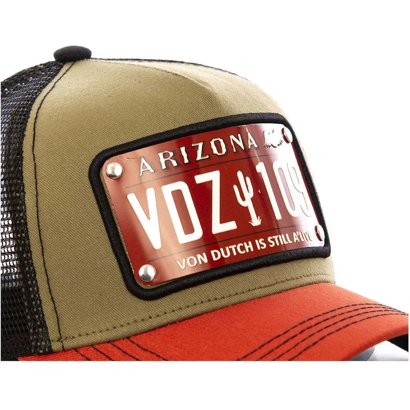 lippikset-kaareva-rekka-ruskea-saadettava-nauha-placa-arizona-ari2-von-dutch
