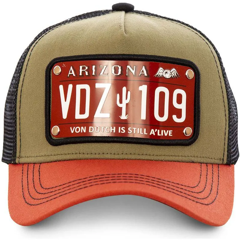 lippikset-kaareva-rekka-ruskea-saadettava-nauha-placa-arizona-ari2-von-dutch