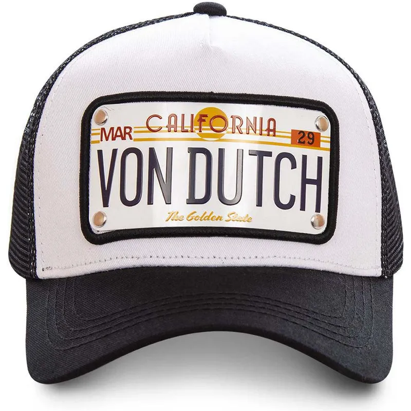 lippikset-kaareva-rekka-valkoinen-saadettava-nauha-placa-california-cal1-von-dutch