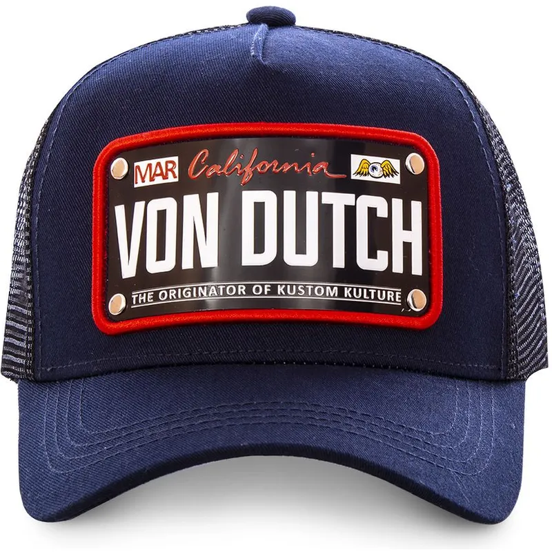 lippikset-kaareva-rekka-laivastonsininen-saadettava-nauha-placa-california-cal2-von-dutch