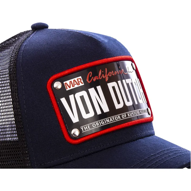 lippikset-kaareva-rekka-laivastonsininen-saadettava-nauha-placa-california-cal2-von-dutch