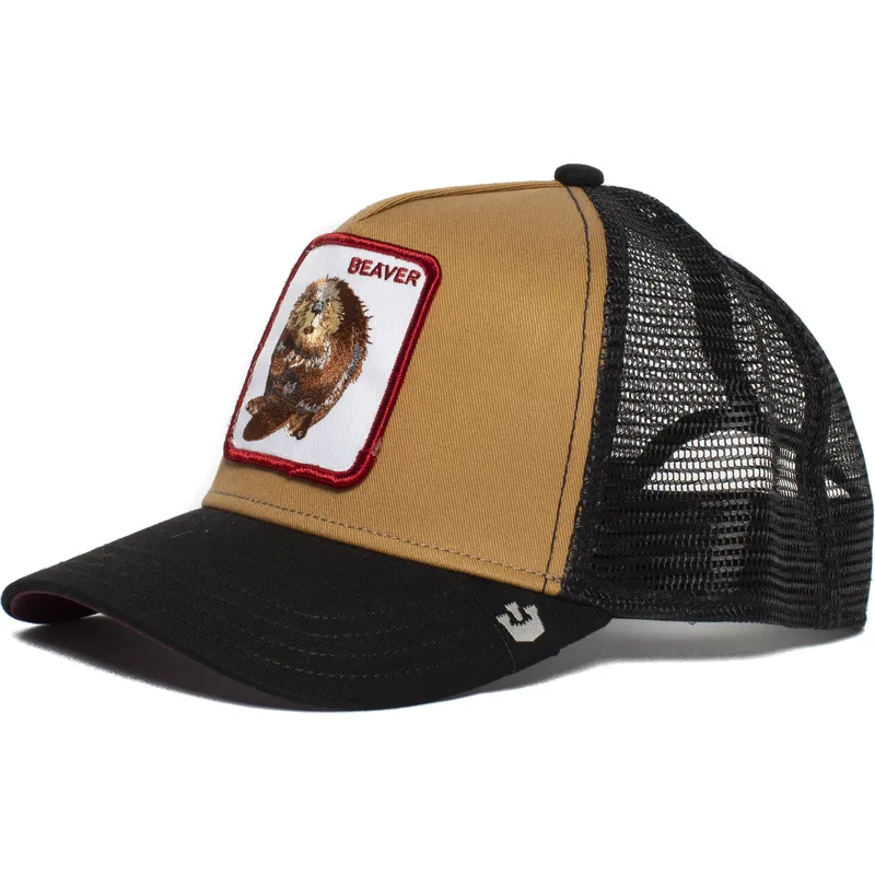 lippikset-kaareva-rekka-ruskea-snapback-two-beavers-the-farm-goorin-bros