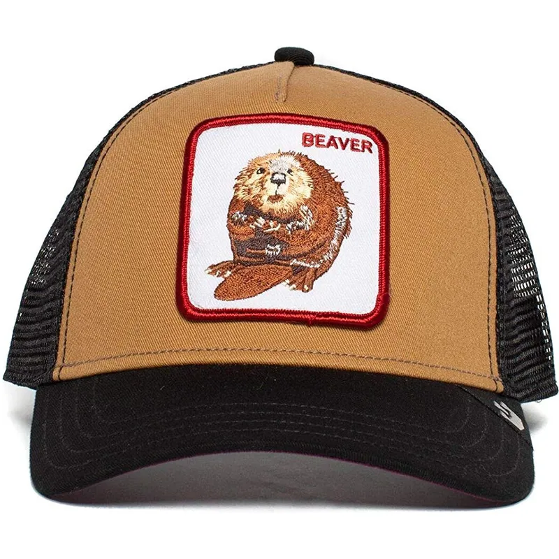 lippikset-kaareva-rekka-ruskea-snapback-two-beavers-the-farm-goorin-bros