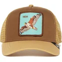 lippikset-kaareva-rekka-ruskea-snapback-high-the-farm-goorin-bros
