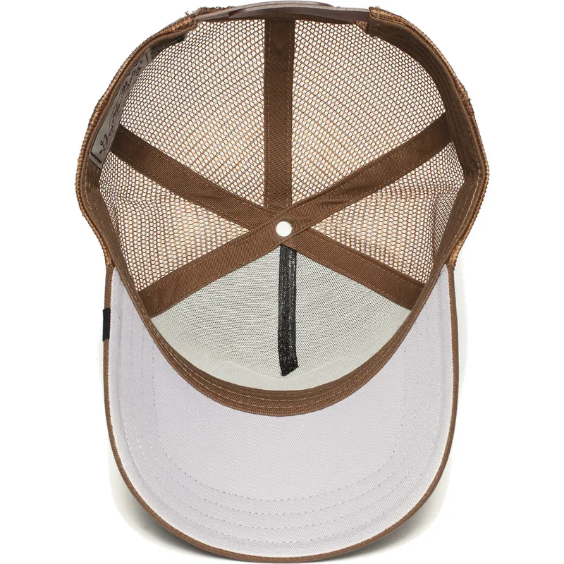 lippikset-kaareva-rekka-ruskea-snapback-silver-the-farm-goorin-bros