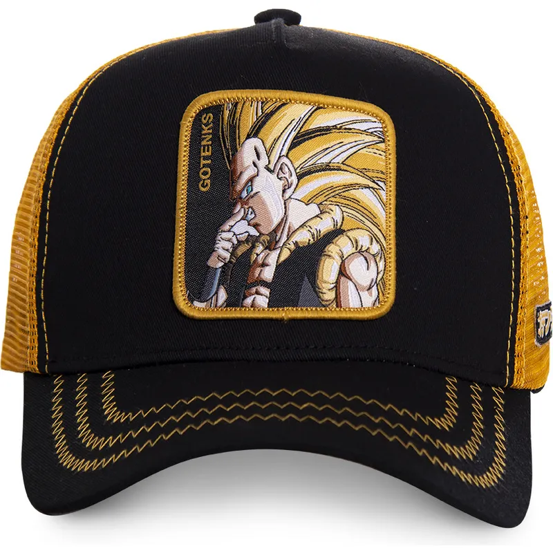 lippikset-kaareva-rekka-musta-snapback-super-saiyan-3-got2-gotenks-dragon-ball-capslab