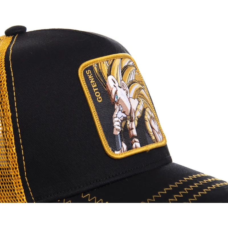 lippikset-kaareva-rekka-musta-snapback-super-saiyan-3-got2-gotenks-dragon-ball-capslab