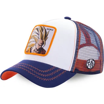 lippikset-kaareva-rekka-valkoinen-snapback-super-saiyan-3-san2-son-goku-dragon-ball-capslab