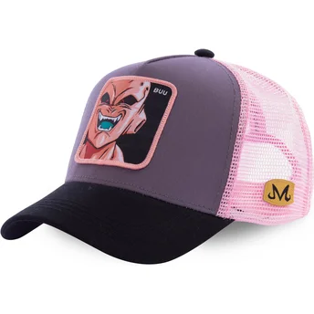 lippikset-kaareva-rekka-harmaa-snapback-rosa-buu3-kid-buu-dragon-ball-capslab