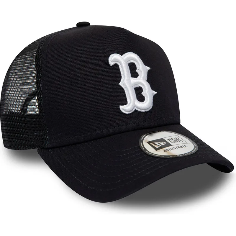 lippikset-kaareva-rekka-laivastonsininen-snapback-league-essential-a-frame-boston-red-sox-mlb-new-era