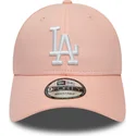 lippikset-kaareva-vaaleanpunainen-saadettava-nauha-9forty-league-essential-los-angeles-dodgers-mlb-new-era