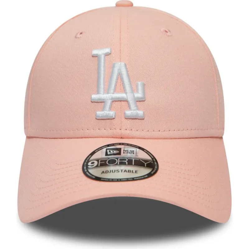 lippikset-kaareva-vaaleanpunainen-saadettava-nauha-9forty-league-essential-los-angeles-dodgers-mlb-new-era