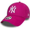 cap-kaareva-pink-adjustable-strap-9forty-essential-new-york-yankees-mlb-new-era