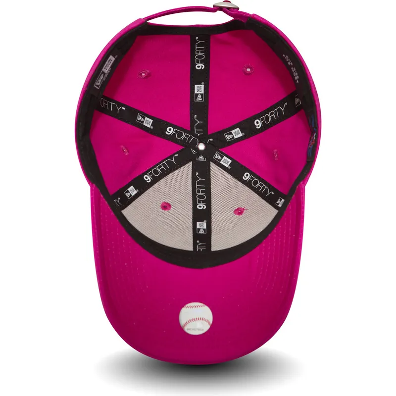 cap-kaareva-pink-adjustable-strap-9forty-essential-new-york-yankees-mlb-new-era cap-kaareva-pink-adjustable-strap-9forty-essential-new-york-yankees-mlb-new-era