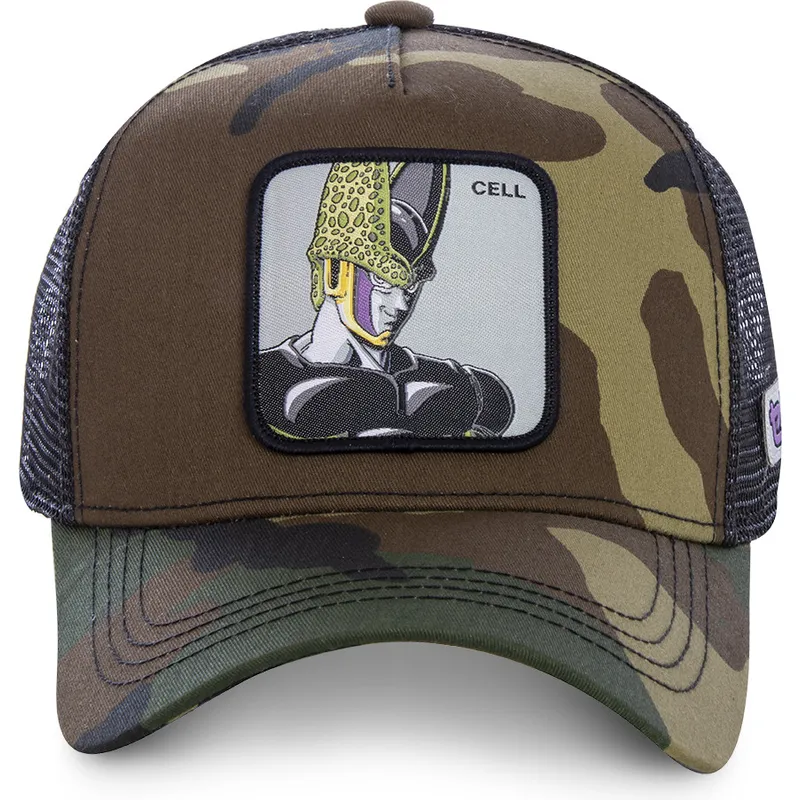 lippikset-kaareva-rekka-maastokuvio-snapback-cel-cell-dragon-ball-capslab