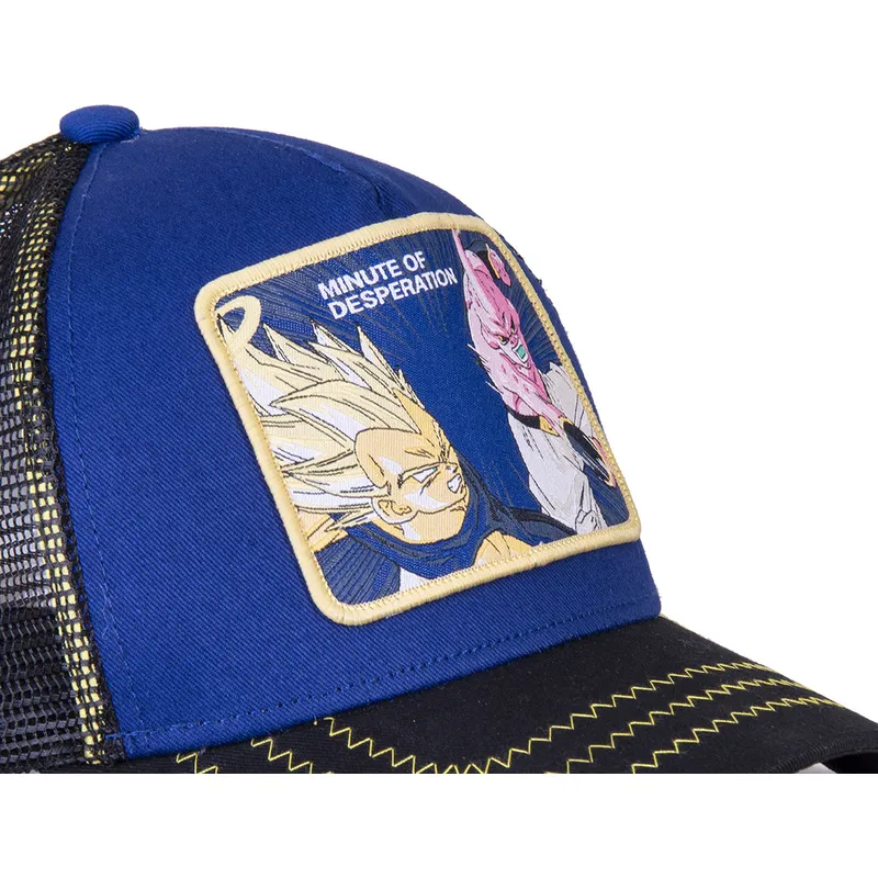 lippikset-kaareva-rekka-sininen-snapback-minute-of-desperation-des2-vegeta-vs-kid-buu-dragon-ball-capslab