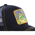 lippikset-kaareva-rekka-musta-snapback-mik-michelangelo-teenage-mutant-ninja-turtles-capslab