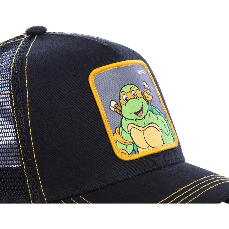 lippikset-kaareva-rekka-musta-snapback-mik-michelangelo-teenage-mutant-ninja-turtles-capslab