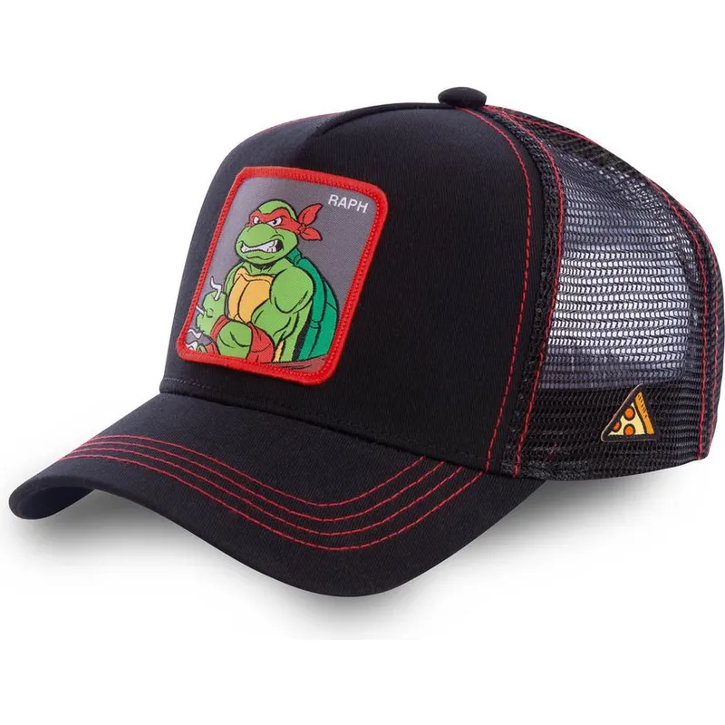 lippikset-kaareva-rekka-musta-snapback-rap-raphael-teenage-mutant-ninja-turtles-capslab