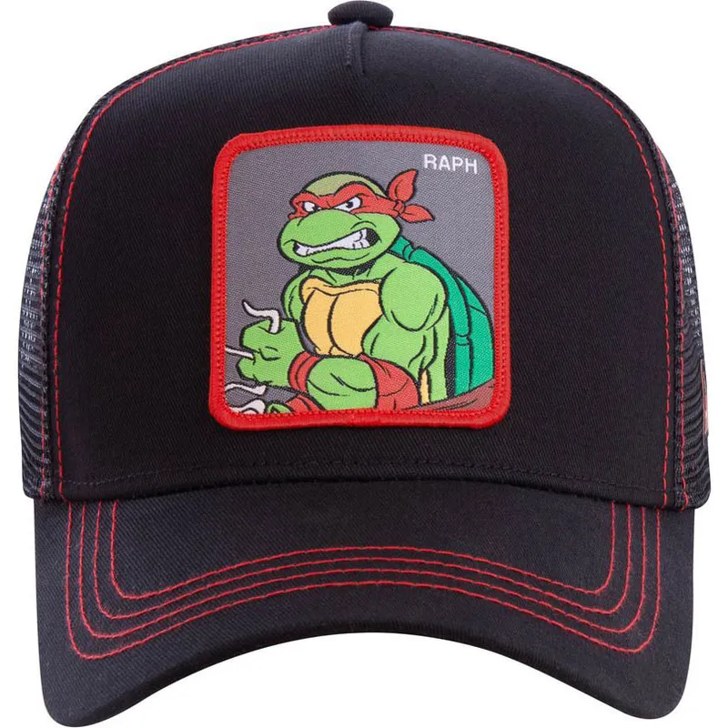 lippikset-kaareva-rekka-musta-snapback-rap-raphael-teenage-mutant-ninja-turtles-capslab