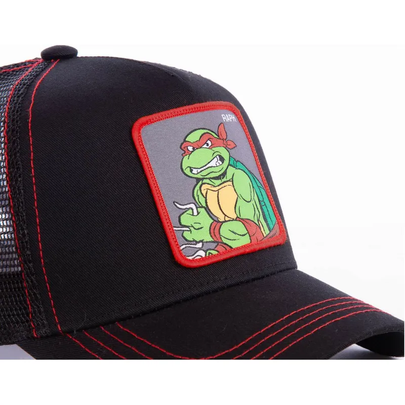 lippikset-kaareva-rekka-musta-snapback-rap-raphael-teenage-mutant-ninja-turtles-capslab