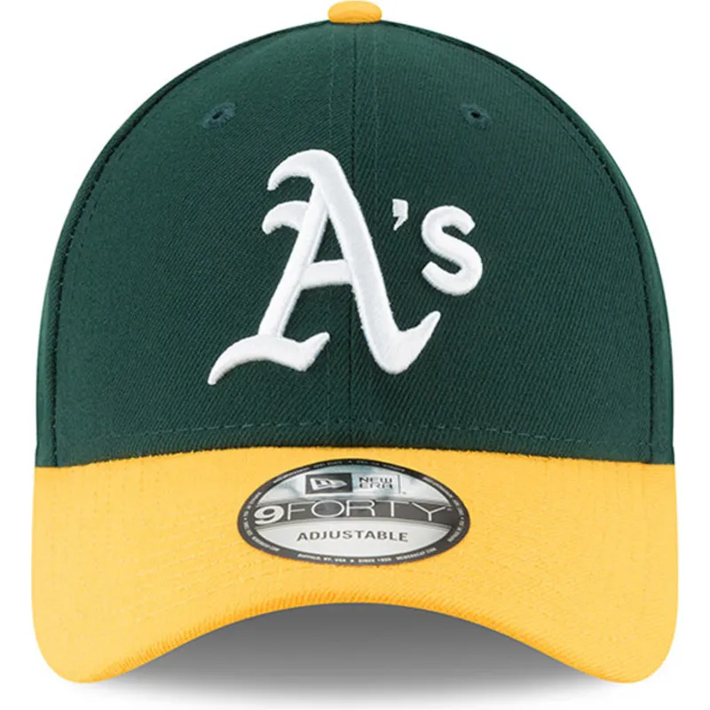cap-kaareva-green-adjustable-strap-9forty-the-league-oakland-athletics-mlb-new-era