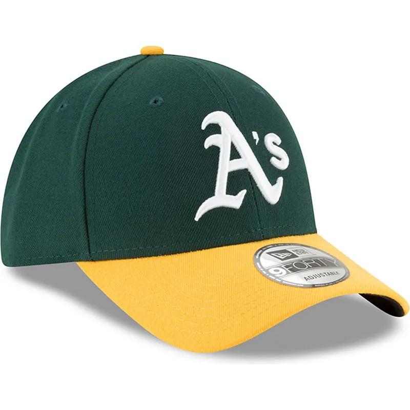 cap-kaareva-green-adjustable-strap-9forty-the-league-oakland-athletics-mlb-new-era