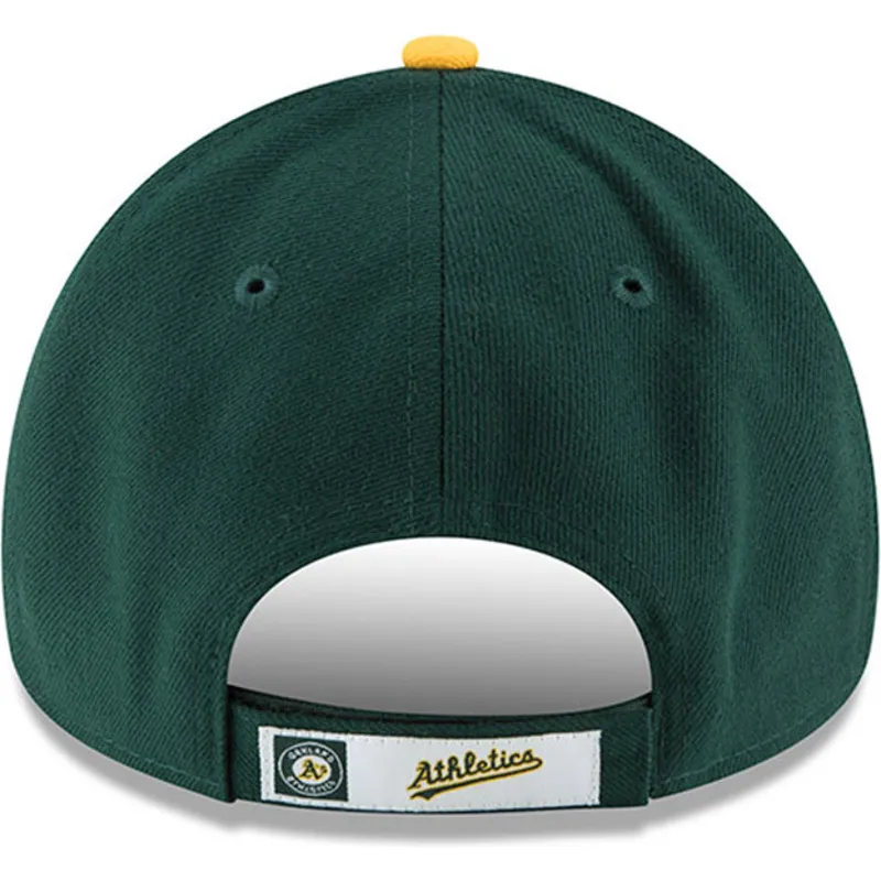 lippikset-kaareva-vihrea-saadettava-nauha-9forty-the-league-oakland-athletics-mlb-new-era