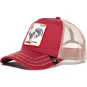 lippikset-kaareva-rekka-punainen-snapback-rooster-the-farm-goorin-bros