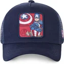 lippikset-kaareva-rekka-laivastonsininen-snapback-cpt1-captain-america-marvel-comics-capslab