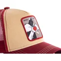 lippikset-kaareva-rekka-oranssi-snapback-loomin2-silvesteri-looney-tunes-capslab