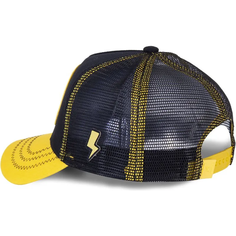 lippikset-kaareva-rekka-musta-snapback-pik6-pikachu-pokemon-capslab lippikset-kaareva-rekka-musta-snapback-pik6-pikachu-pokemon-capslab