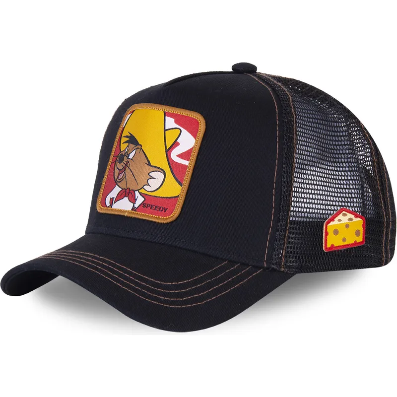 lippikset-kaareva-rekka-musta-snapback-spe2-vauhti-vinttiainen-looney-tunes-capslab
