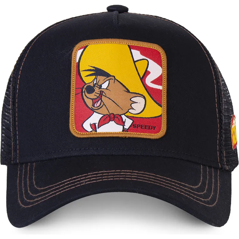 lippikset-kaareva-rekka-musta-snapback-spe2-vauhti-vinttiainen-looney-tunes-capslab