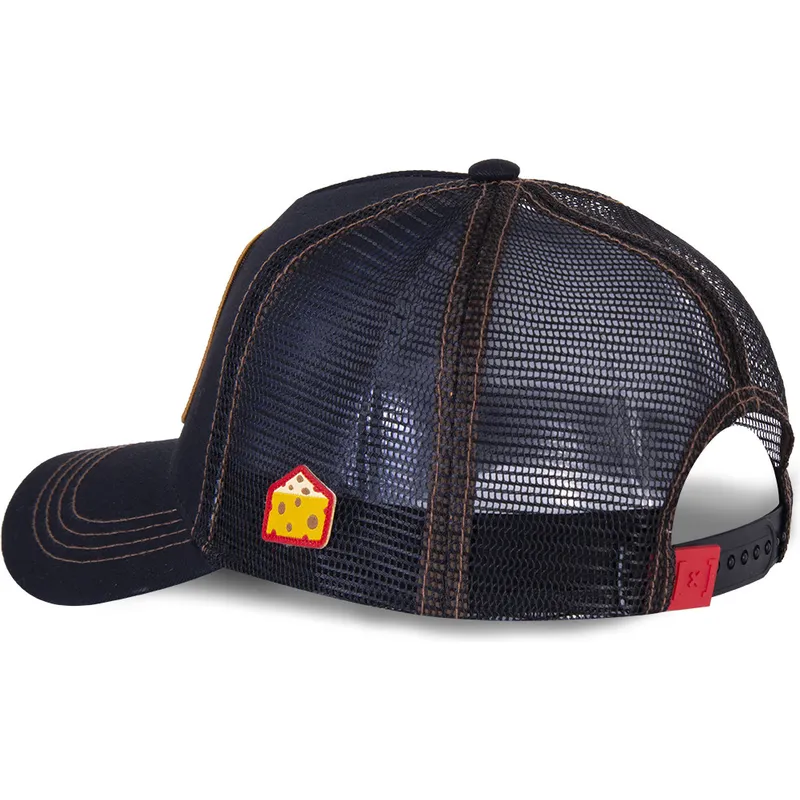 lippikset-kaareva-rekka-musta-snapback-spe2-vauhti-vinttiainen-looney-tunes-capslab
